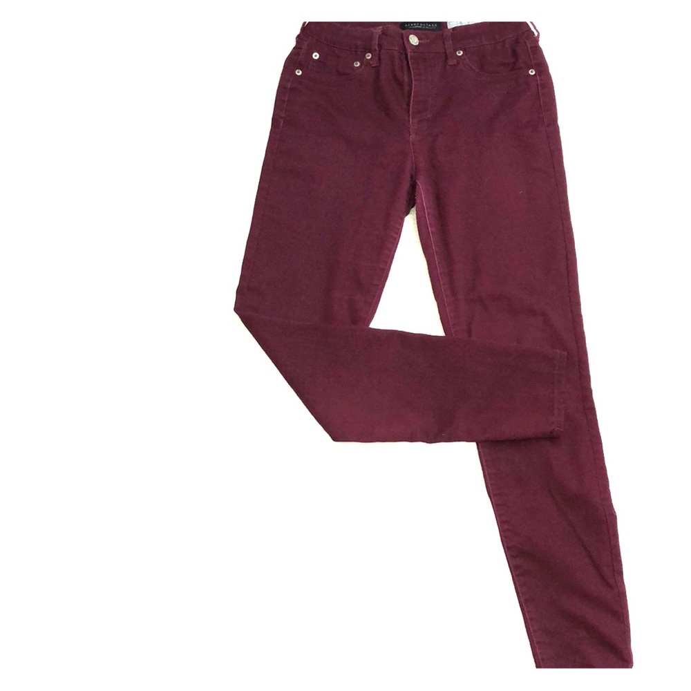 Maroon jeggings